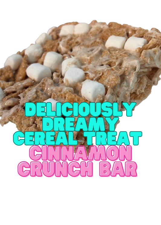 Deliciously Dreamy Cereal Treat Cinnamon Crunch Bar